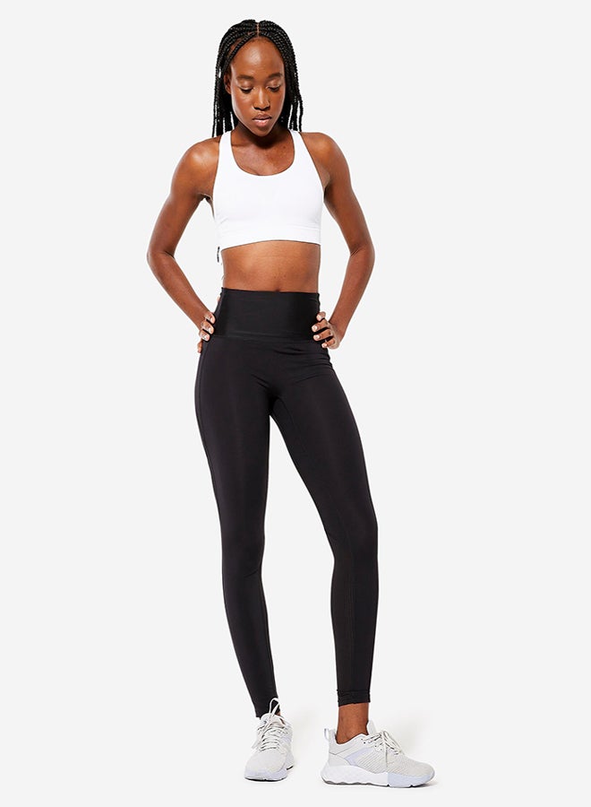 DECATHLON Women's Seamless Muscle Back Medium-Support Sports Bra - Image 2