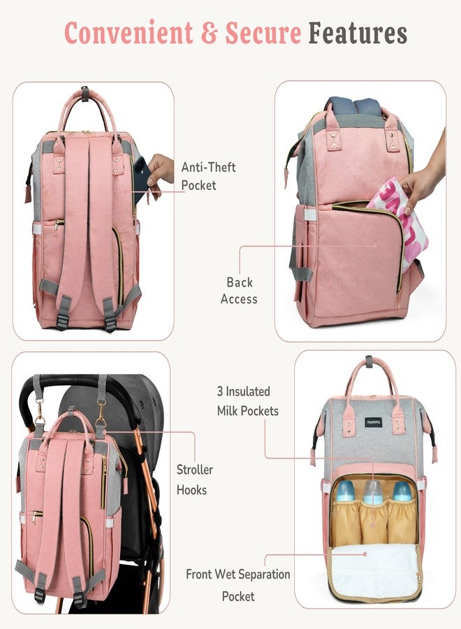 MAMMA Diaper Bag for Mothers for Travel | Baby Bag for Mother Travel, Diaper Bags for Mom and Hospital Bag for Delivery Women Includes Small Diaper Handbag for Day Outings with 9 Month Warranty - Image 5