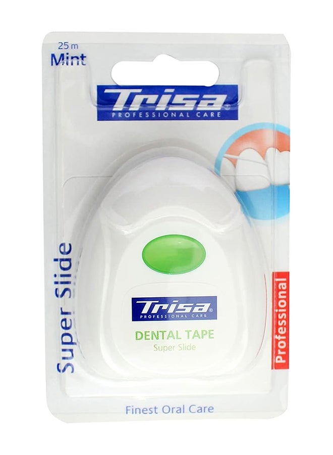 TRISA Professional Dental Tape Super Slide Mint, 25 M - Image 1
