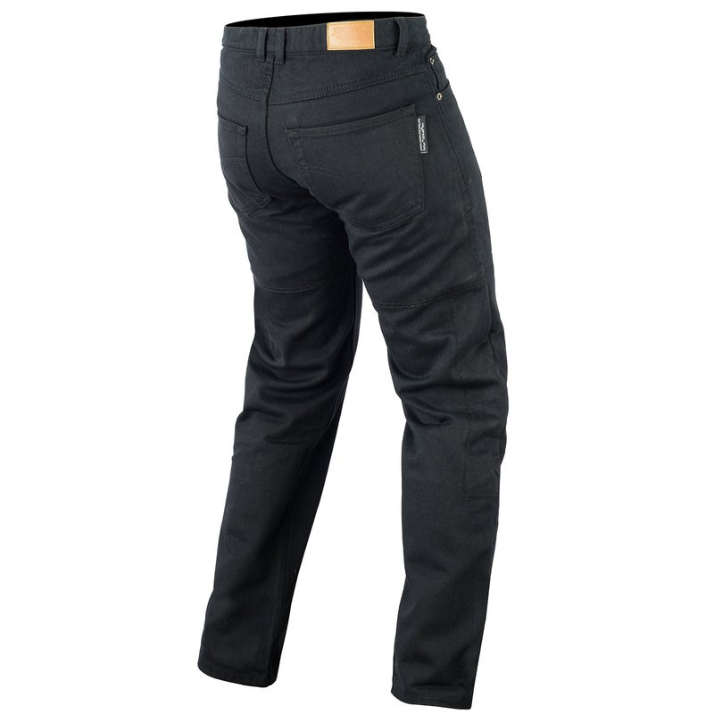 Generic Bikers Gear Australia Unisex Dkj1001blk-36l Motorcycle Black Classic Cut jeans with DuPontTM KEVLAR ARAMID FIBRE Removable Armour, Black, 36L UK 46L EU  - Image 2