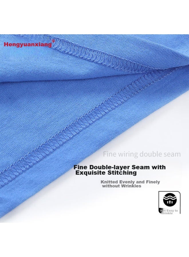 Hengyuanxiang Hengyuanxiang Men's Underwear, Loose-fitting Large Size Pure Cotton Boxer Briefs For Middle-aged And Elderly Men, Dad's Underwear, Pure Cotton Combination One  - Image 3