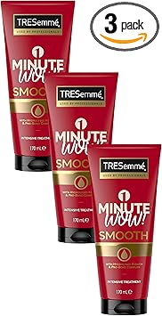 Tresemme TRESemm 1 Minute WOW Smooth Intensive Hair Treatment with hydrolysed keratin ProBond Complex for frizzy damaged hair 170 ml Pack of 3 - Image 1