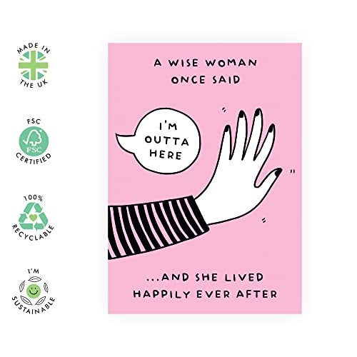 CENTRAL 23 Coworker Leaving Card For Women - Retirement Card For Her - Funny Gifts For Work - 'I'm Outta Here' - Resignation Card - Work Anniversary - Comes With Fun Stickers - Image 2