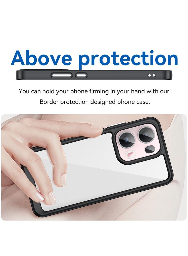 S-TOP Case For OPPO Reno13 Pro Global Colorful Series Acrylic Hybrid TPU Phone Case - Image 4