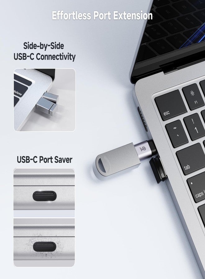 Cable Matters 2-Pack USB C Extender Adapter, Up to [4K@240Hz Video, 240W Charging, 40Gbps Data Transfer], USBC Female to USBC Male Adapter, USB Type C Extender - Image 5