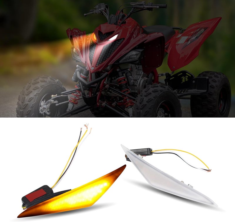 CPOWACE مجموعة إشارة الانعطاف LED من CPOWACE لياamaha Raptor 700/700R (2013-2024) - أضواء تشغيل نهارية - Image 1