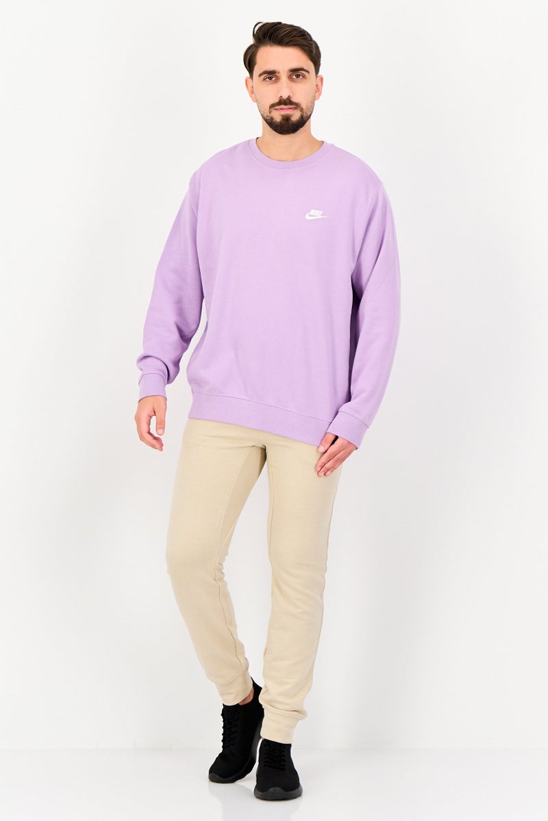 Nike Men Sportswear Fit Long Sleeve Outdoor Sweatshirt, Purple - Image 4