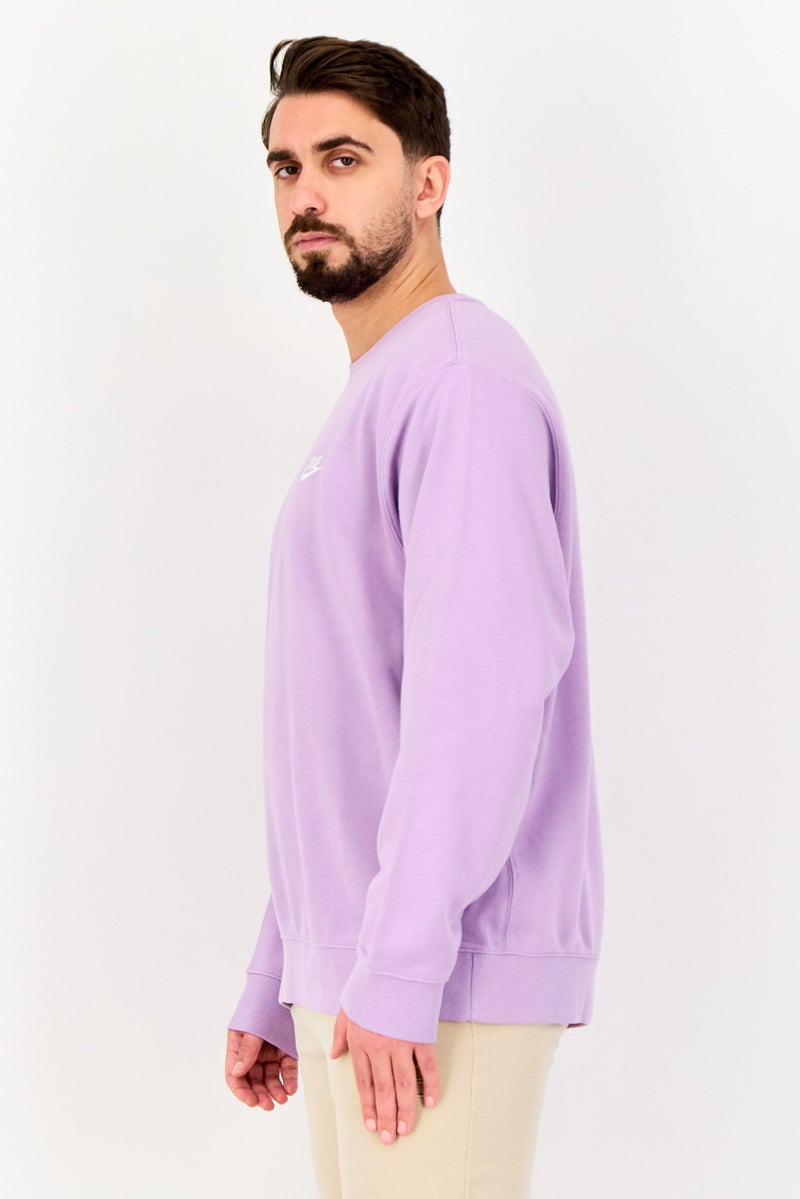 Nike Men Sportswear Fit Long Sleeve Outdoor Sweatshirt, Purple - Image 3