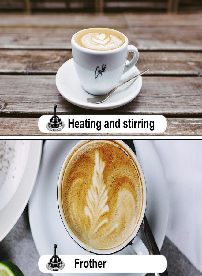 Penitue 2pcs Frother Whisk with Lid Cover Seal & Spring Ring, Milk Frother Replacement Parts Coffee Machine Accessories for Nespresso Aeroccino 3/4/Plus - Image 5