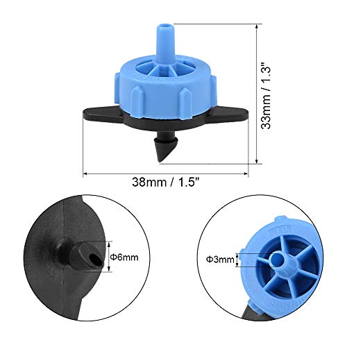 Pinolex® Drip Irrigation Accessories Plant Watering Emitter Dripper (Pack of 50) - Image 4