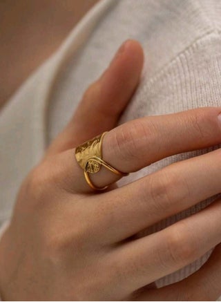 Trendy Stainless Steel Gold Plated Ring For Women One Size - pzsku/ZC641DF636E1BA2FFF0ADZ/45/_/1710796143/01a023b5-c2de-4404-833b-770473179d7f