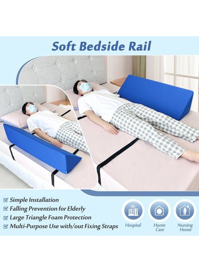 AOSSA Bed Rail Pillow Soft Foam Bolster Bed Rails for Elderly Adults Fall Protector Medical Bedside Safety Assisting Rail Bed Bumper Wedges for Elderly Positioning Hospital Bed Rail Padding Cushion - 1PCS - Image 2