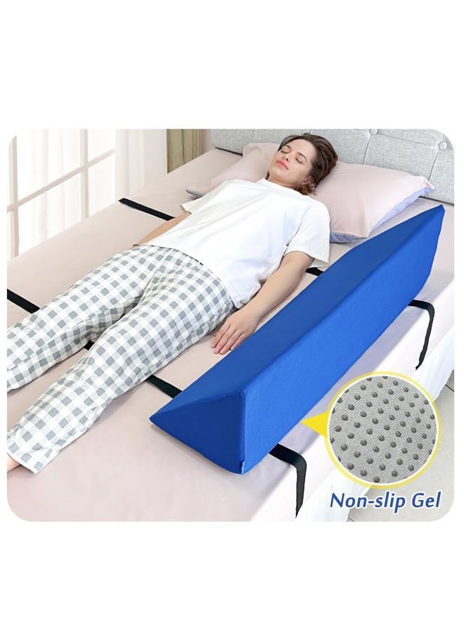 AOSSA Bed Rail Pillow Soft Foam Bolster Bed Rails for Elderly Adults Fall Protector Medical Bedside Safety Assisting Rail Bed Bumper Wedges for Elderly Positioning Hospital Bed Rail Padding Cushion - 1PCS - Image 1