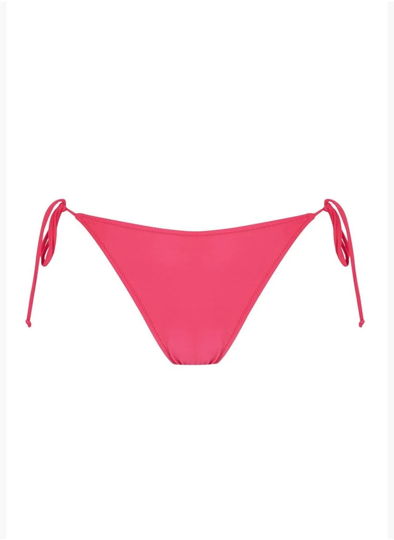 ديفاكتو Drawstring Sides Basic Bikini Bottoms