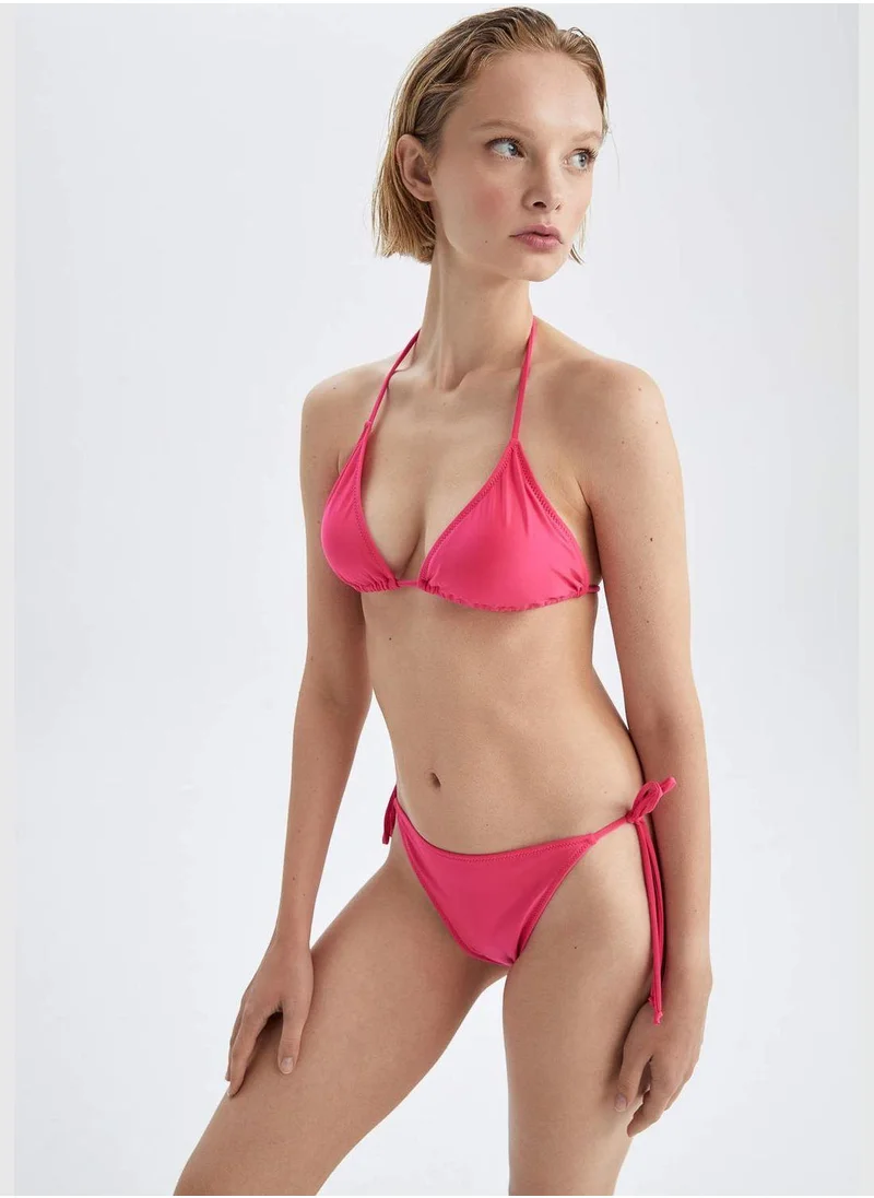 ديفاكتو Drawstring Sides Basic Bikini Bottoms