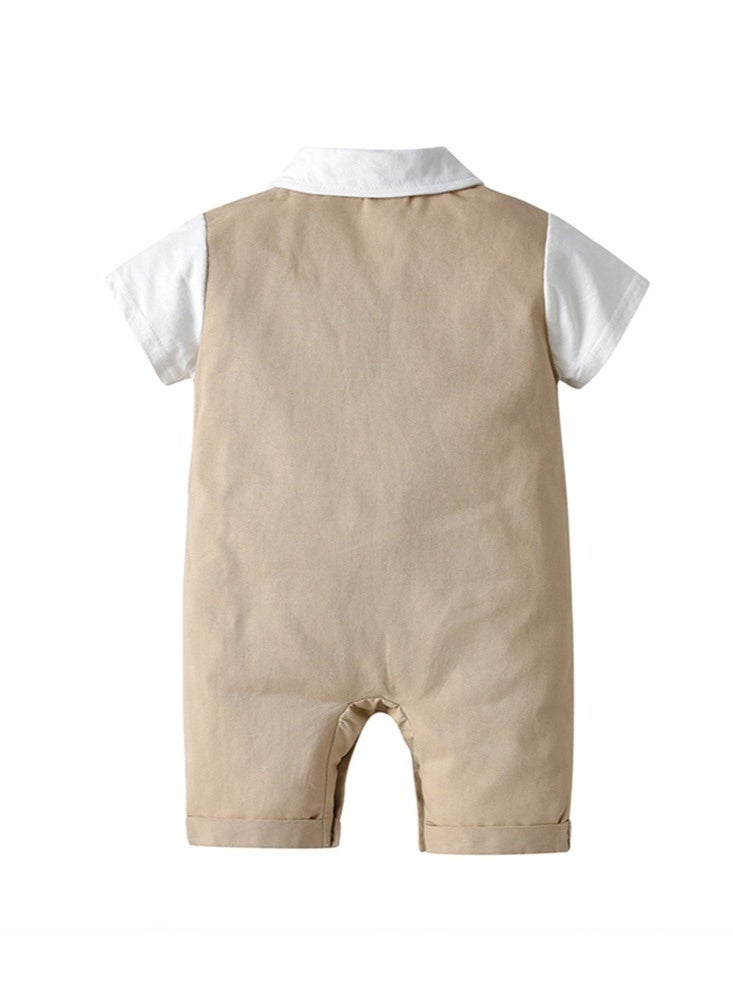 Noor&Star Baby Boy Romper Set with Hat - Birthday Outfit, Photo Shoot Clothes, Party Wear | Premium Gift - Image 2
