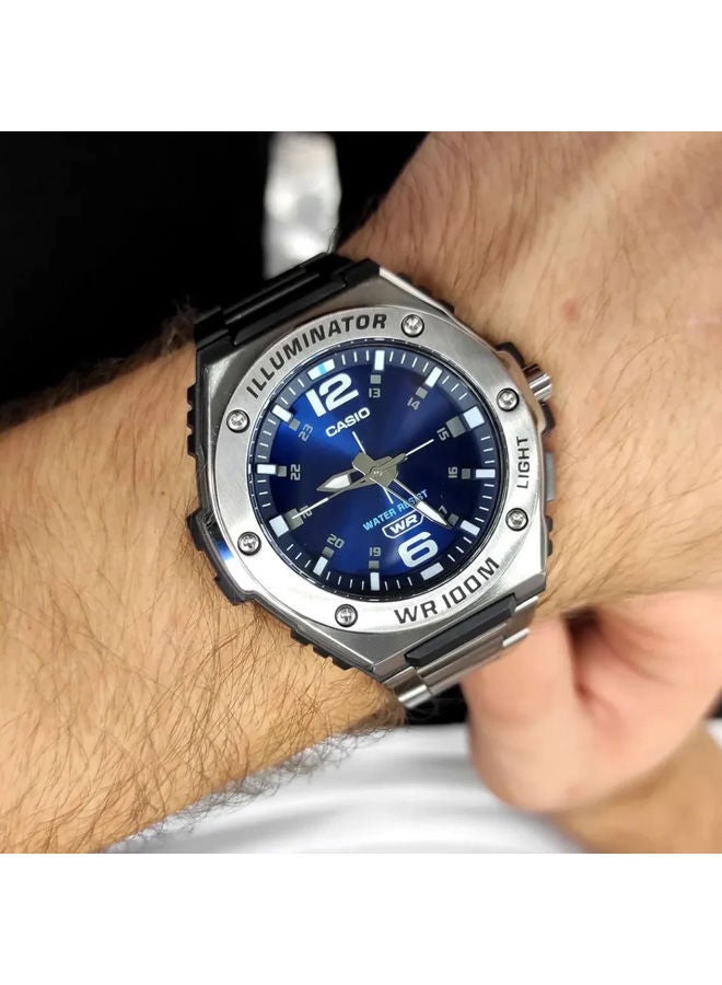 CASIO Stainless Steel Analog Watch MWA-100HD-2AVDF - Image 2
