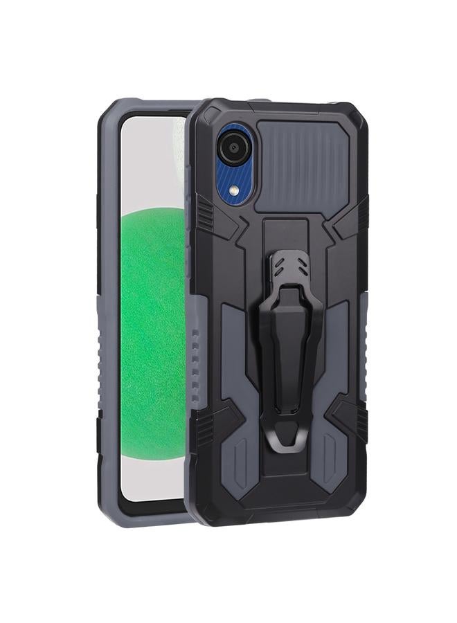 اس-توب جراب لهاتف Samsung Galaxy A03 Core Armor Warrior مقاوم للصدمات من البولي كربونات + جراب هاتف TPU - Image 1