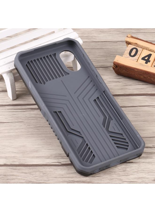 اس-توب جراب لهاتف Samsung Galaxy A03 Core Armor Warrior مقاوم للصدمات من البولي كربونات + جراب هاتف TPU - Image 3