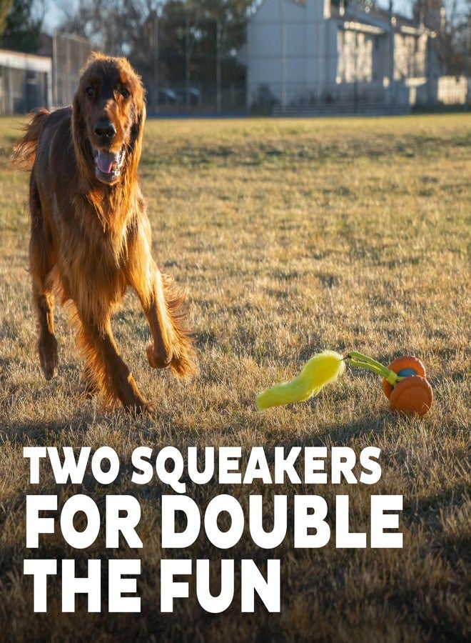 Outward Hound Tail Spinner Squeaky Dog Chase Toy with Furry Tail - Image 4