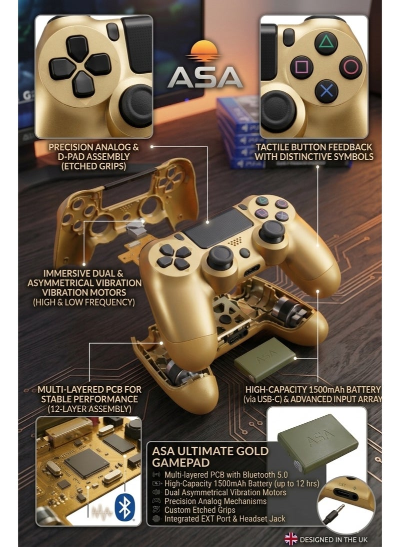ASA Wireless Gaming Controller for PS4 - Image 2