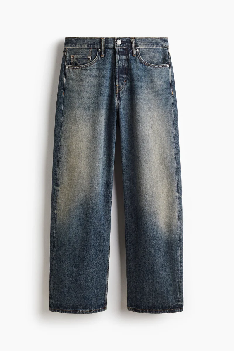 H&M  Straight Loose Jeans for Men | Best Price UAE