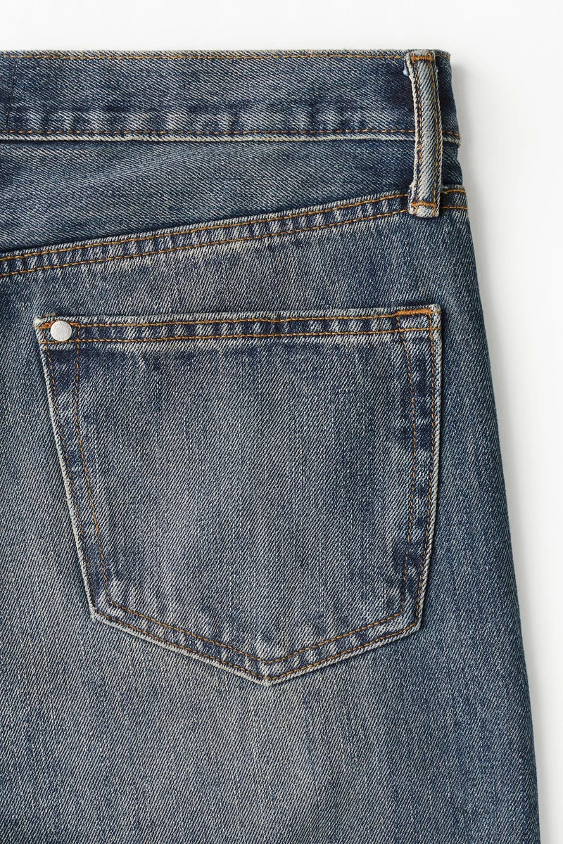 H&M  Straight Loose Jeans for Men | Best Price UAE