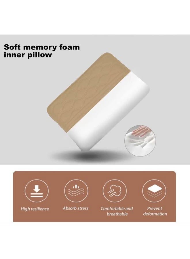BODLYL Car Center Console Cover, Memory Foam Car Armrest Cushion, Beige Auto Arm Rest Pad, Leather Arm Rest Covering Car, Hand Rest Pillow for SUV/Truck/Vehicle (Beige) - Image 4
