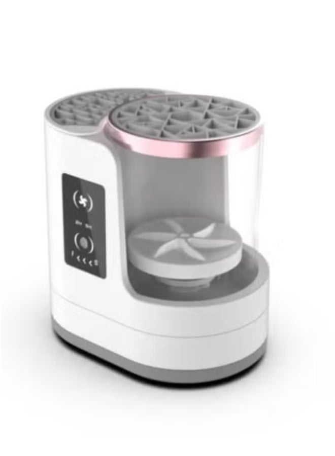 JAJEEK Electric Makeup Brush Cleaner Machine 3 IN 1 – Automatic Deep Cleaning and Drying Device for All Sizes of Makeup Brushes and Sponges – Quick & Portable USB Rechargeable Makeup Brush Cleaner – Ideal for Blush Brushes, Foundation Tools, and Daily Beauty Maintenance  - Image 3
