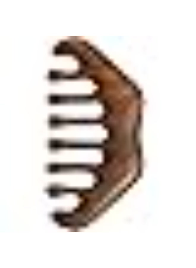 Handheld Head Massage Comb, Wood Wide Tooth Hair Massage Comb,Massager Head Comb for Scraping Scalp - Image 1