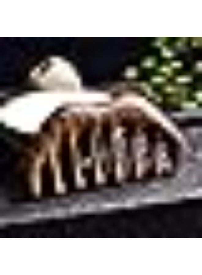 Handheld Head Massage Comb, Wood Wide Tooth Hair Massage Comb,Massager Head Comb for Scraping Scalp - Image 3