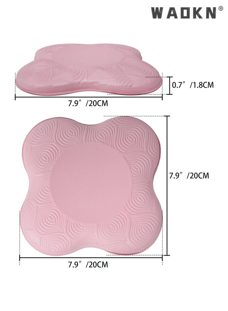 دبليو أيه أو كي أن 2 حزمة اليوغا وسادة الركبة ، المضادة للانزلاق سميكة وسادة الركبة ، الركبة ، الكوع ، المعصم ، اليد ، رغوة الرأس ، بيلاتيس وسادة الركبة ، الركوع ، ممارسة ، بيلاتيس - Image 3