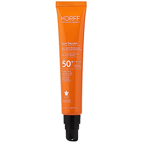 Korff SUN SECRET Antispot Face Fluid Matt Effect SPF 50 Very High Protection 50ml