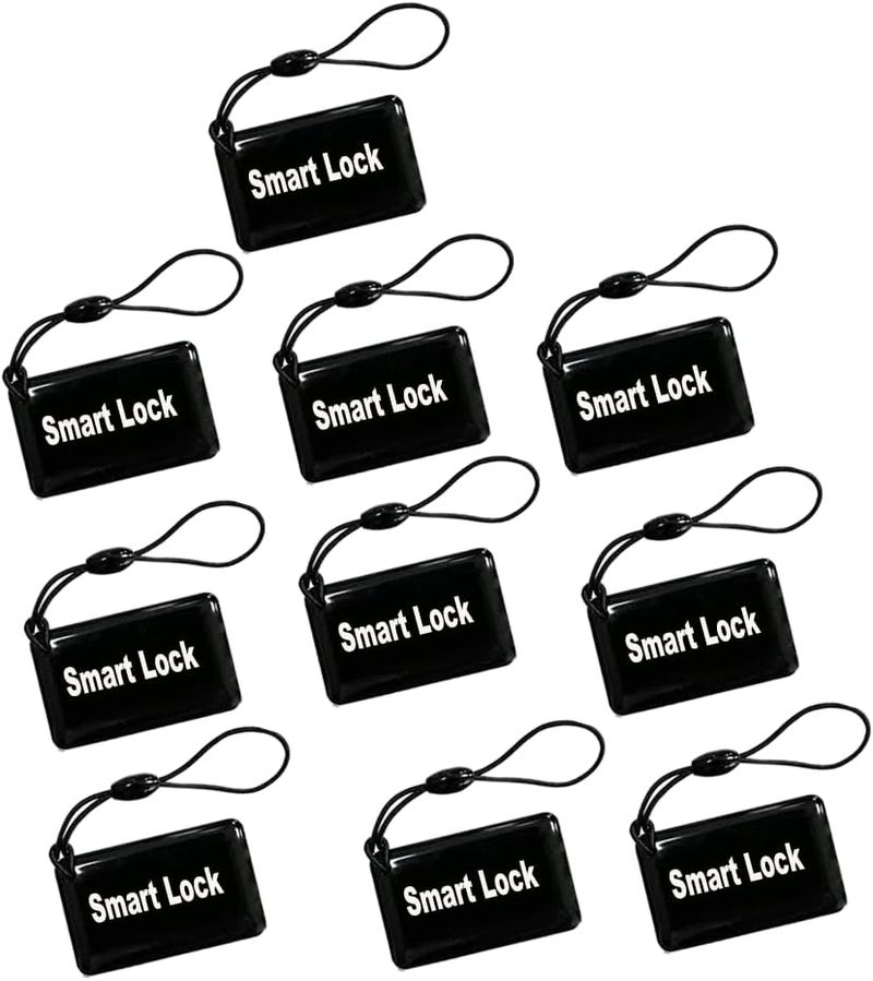 Bukela Smart IC Cards for Smart Door Lock, 13.56MHz RFID Keyless Entry Smart Cards for Door Lock, Compatible with Tuya Smart Life and TTLock (10pcs) - Image 1