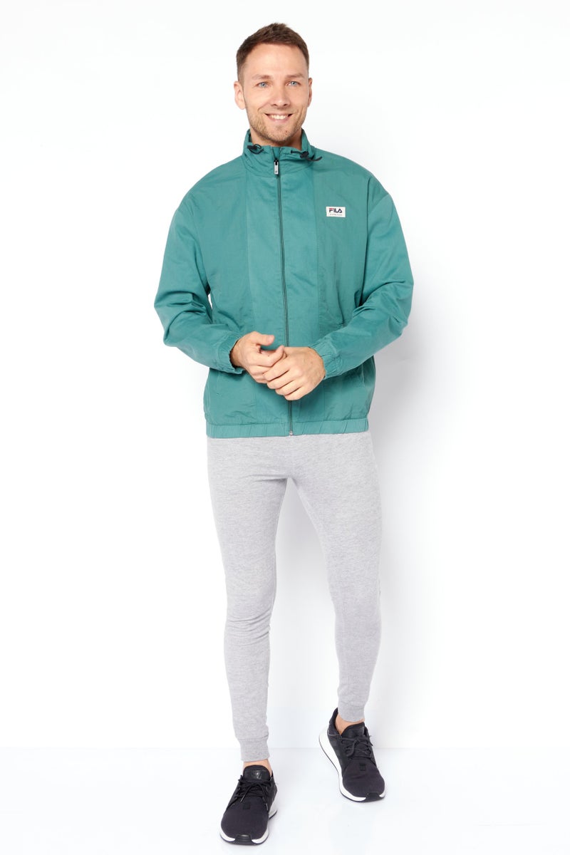 FILA Men Sportswear Fit Long Sleeves Training Jackets, Green - Image 3