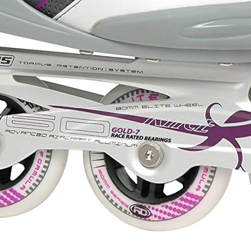 Roller Derby زلاجات رولر ديربي AERIO Q-60 النسائية, بنفسجي, مقاس 6 - Image 3