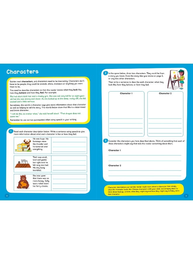 كتاب نشاط كتابة القصص من كولينز للأعمار 7-9 - Image 4