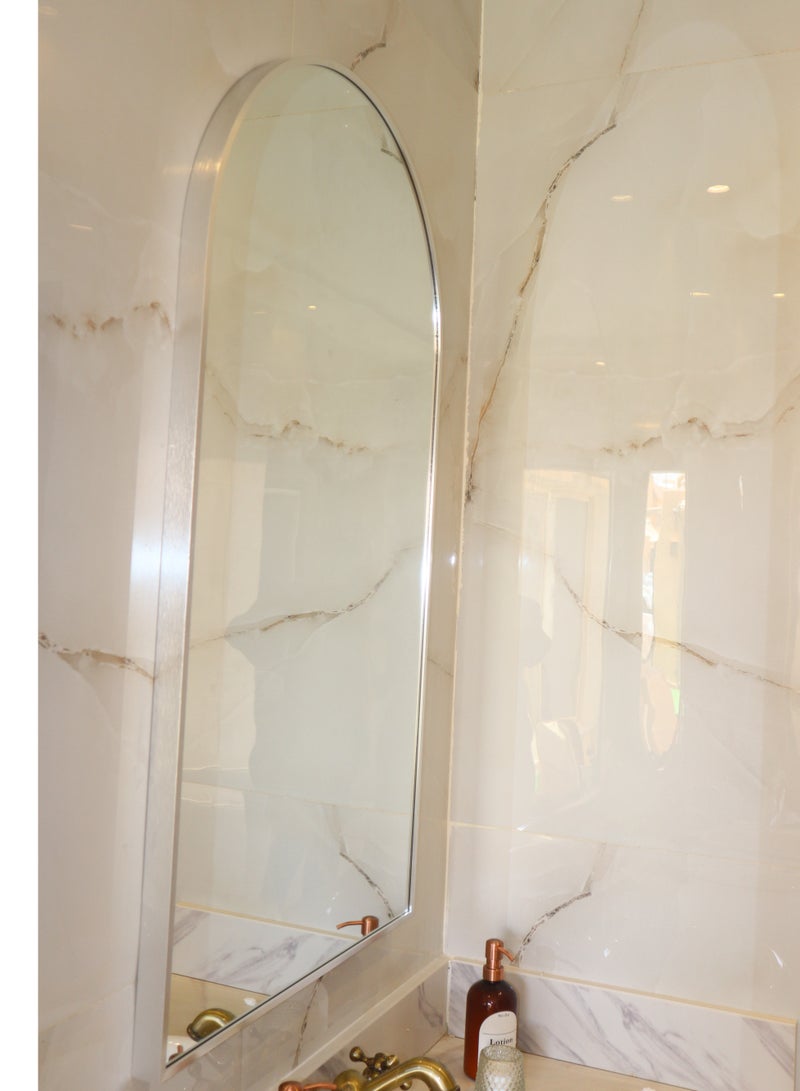 Glass Corner 60*120 shape U Top Mirrors - Silver - Image 2