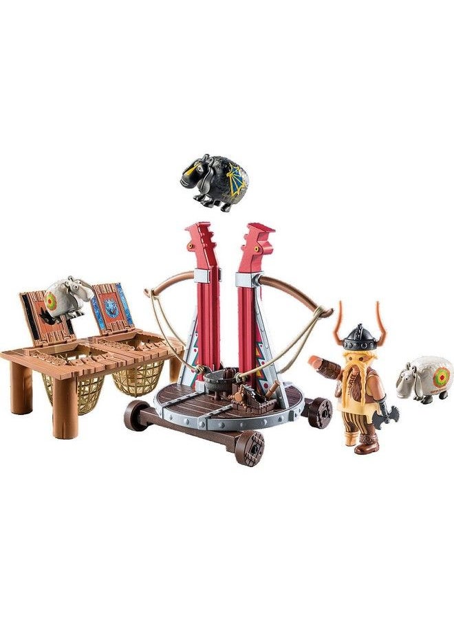 Playmobil - How To Train Your Dragon Gobber The Belch With Sheep Sling - Image 1