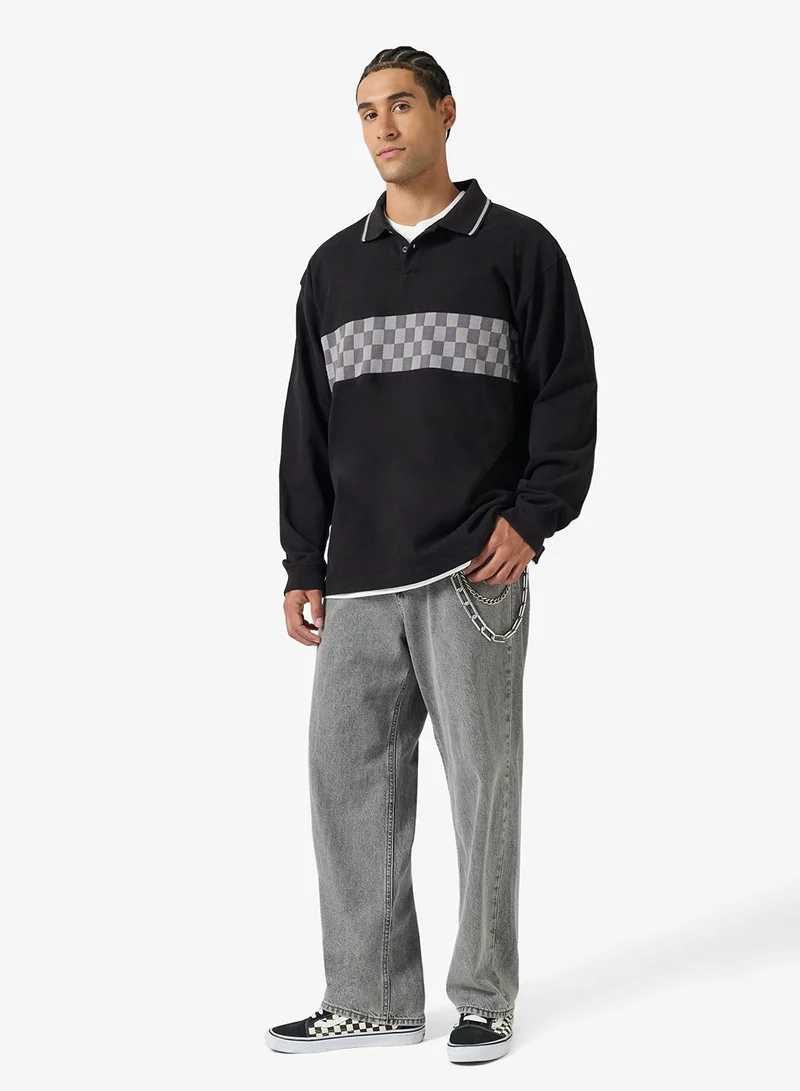 Vans BLACK Medford Checkerboard Polo for Men | Best Price UAE