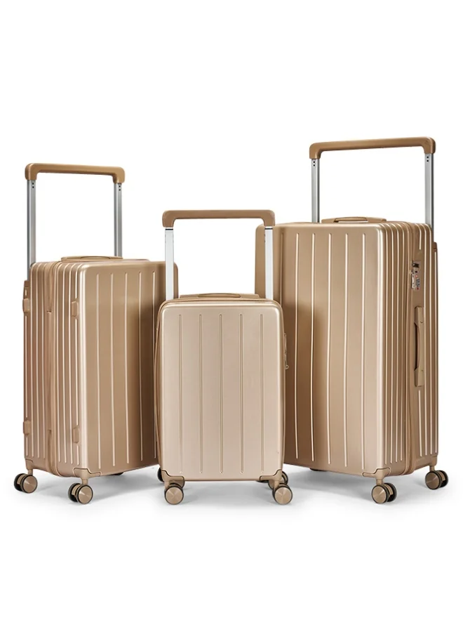 LIMRA Luggage set 3 pieces travel Bags with a distinctive design from limra Gold