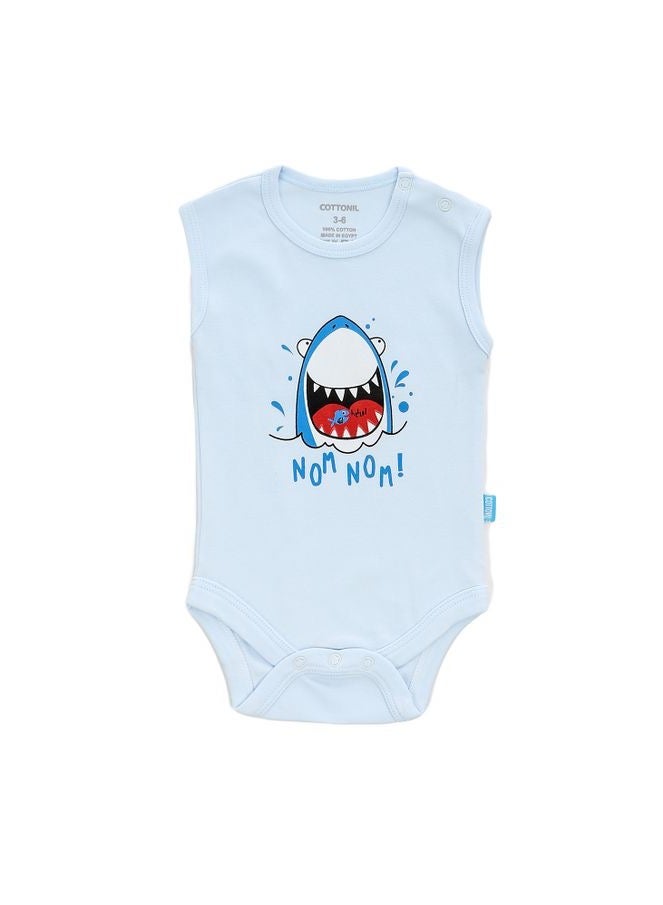 COTTONIL Baby Boys Cut Printed Onesies "With Snap Closure"  - Image 1