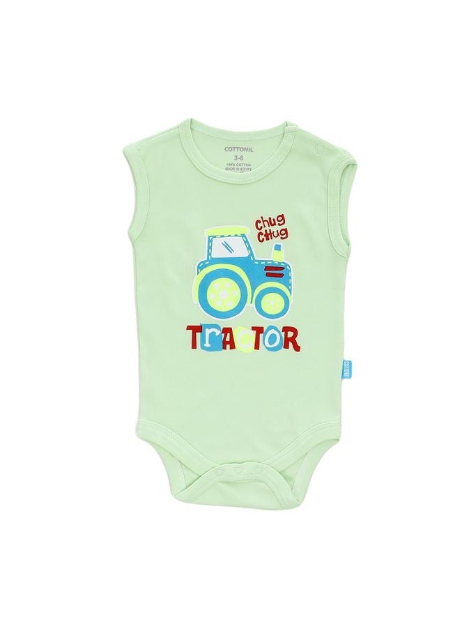 COTTONIL Baby Boys Cut Printed Onesies "With Snap Closure"  - Image 4