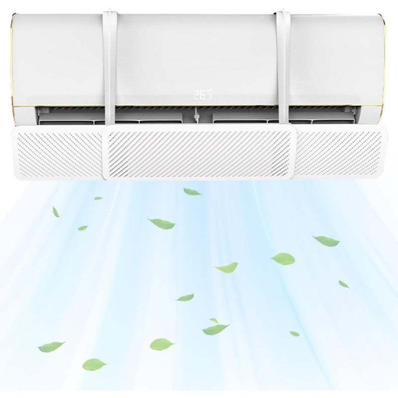 AC Air Flow Deflector, Adjustable AC air Deflector Suitable for Split air conditioners, Anti-Blast/Anti-Direct Blowing Baffle Windshield for Home, Mini-Split - Image 1