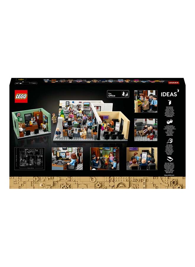 Ideas The Office 21336 Building Kit; Display Model For Adults, Featuring A Brick-Built Section Of Dunder Mifflin’S Scranton Branch From The Hit Us Mockumentary, Plus 15 Minifigures And A Cat (1,164 Pieces)