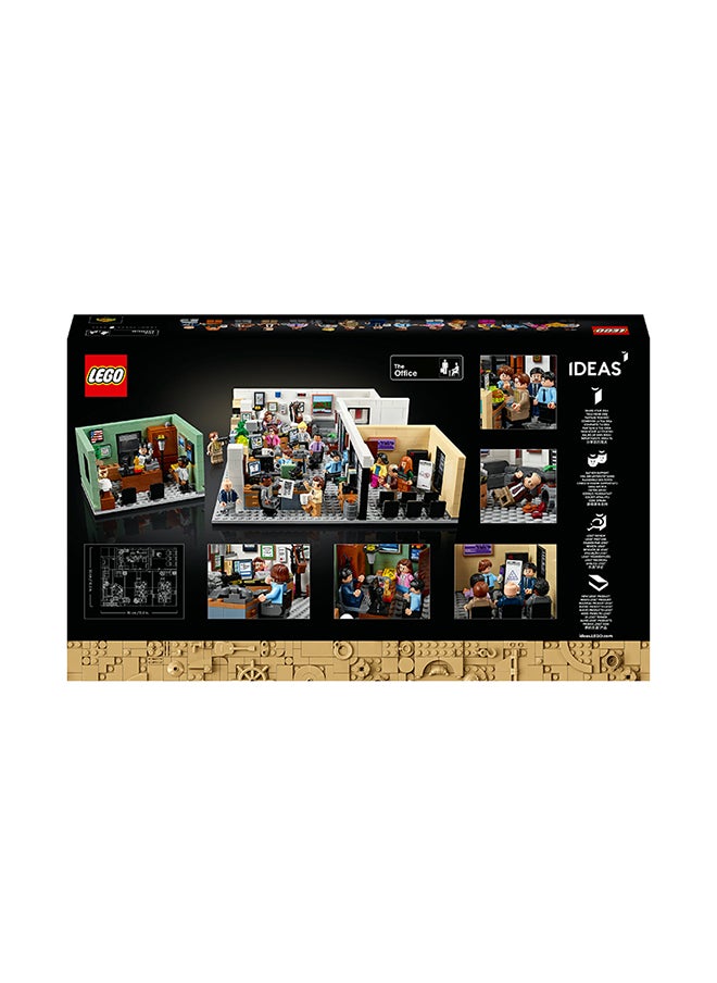 Ideas The Office 21336 Building Kit; Display Model For Adults, Featuring A Brick-Built Section Of Dunder Mifflin’S Scranton Branch From The Hit Us Mockumentary, Plus 15 Minifigures And A Cat (1,164 Pieces)