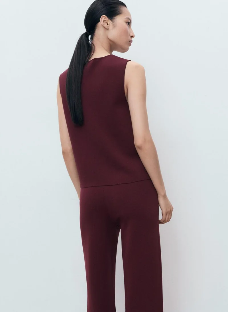 مانجو Fine-knit gilet