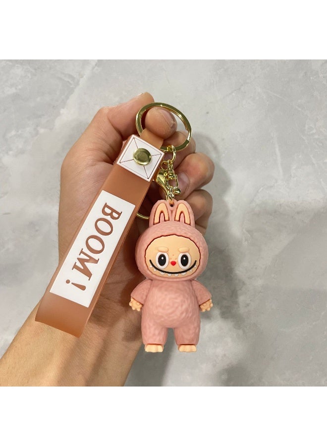 NIBEMINENT LABUBU Keychains, Cute Figurines, Student Schoolbag Pendants And Gifts 