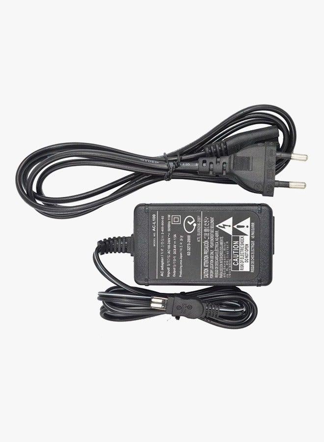Ac-L10/100 Power Adapter For Sony Dcr-Trv830 S30 S50 S70 F707 . Black  - Image 1