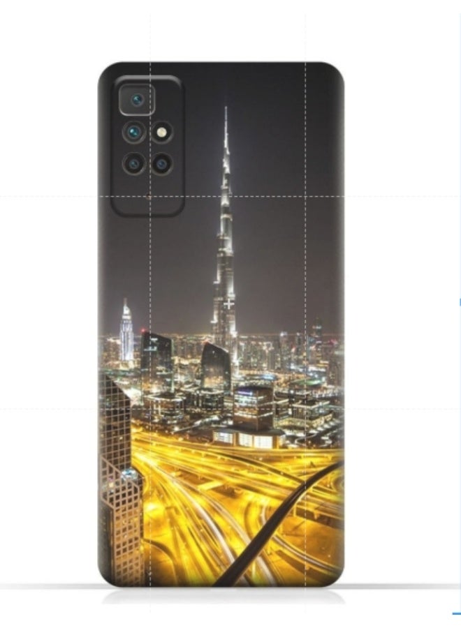 إيه إم سي ديزاين غطاء حماية بطبعة هاتف شاومى ريدمي 10 برايم 2022